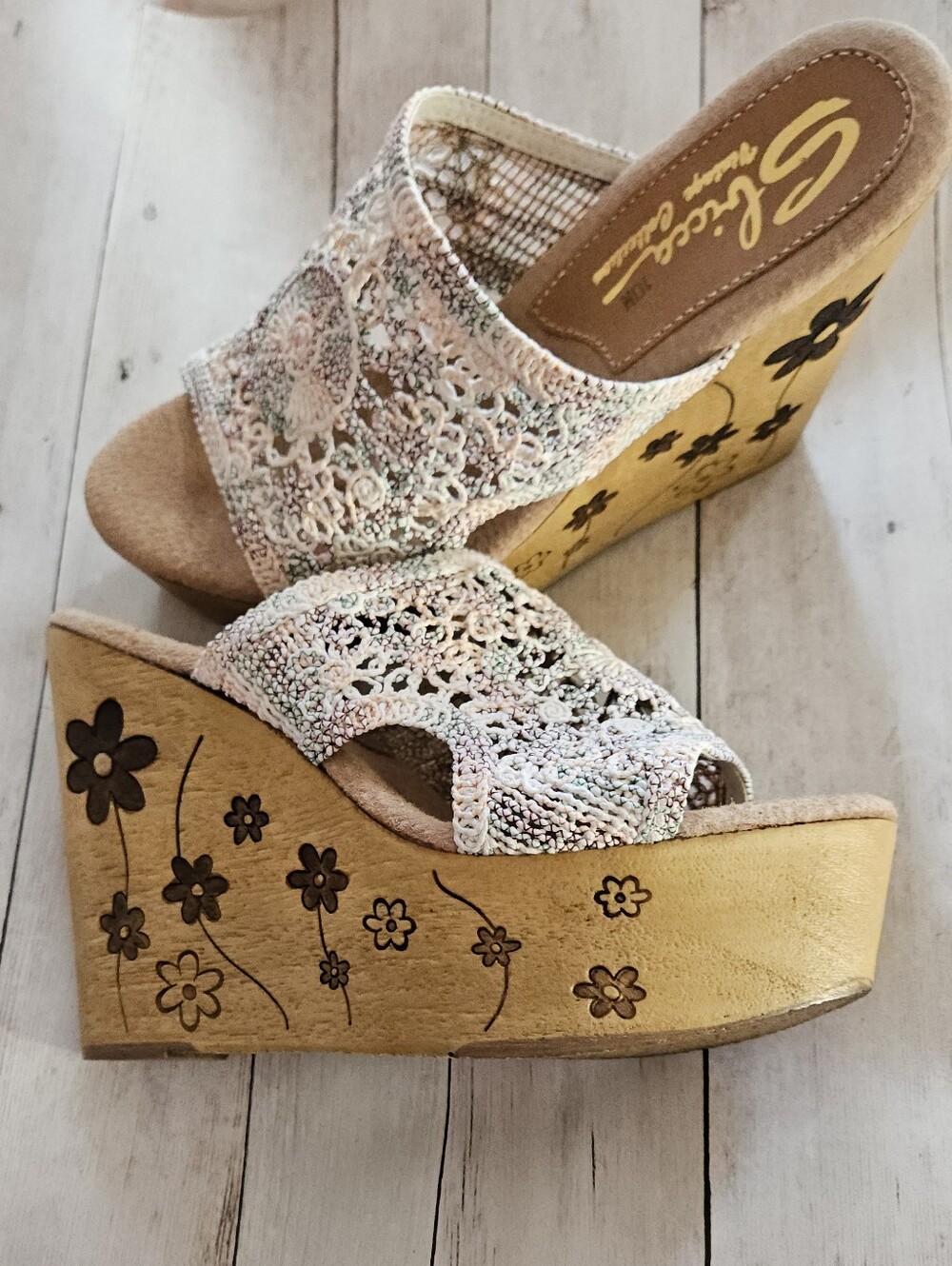 Sbicca Woven Wedges